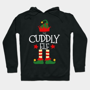 Cuddly Elf Matching Family Group Christmas Party Pajamas Hoodie